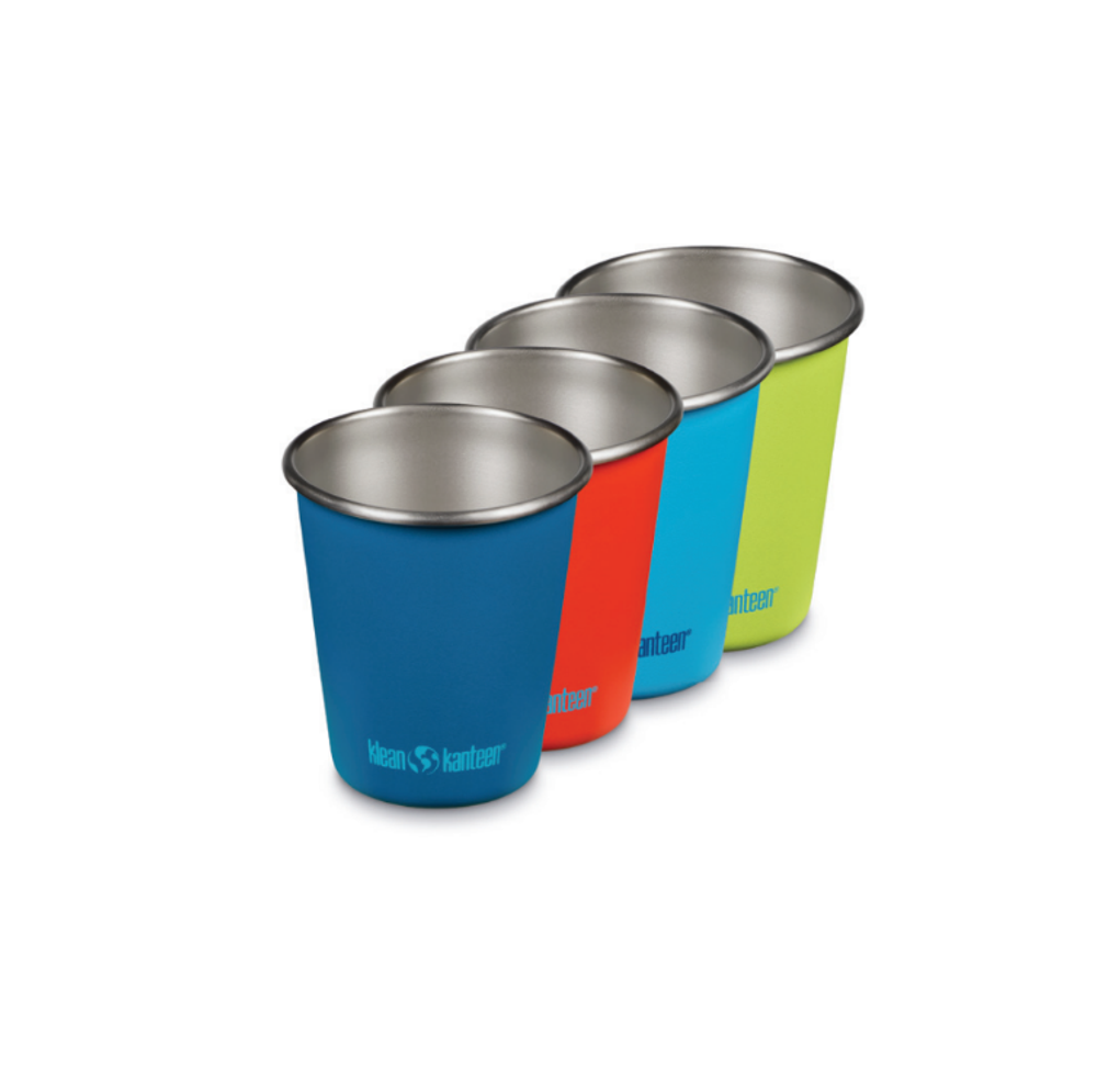 Набор одностенных стаканов Klean Kanteen Kid Cup 10oz (296 мл) Dragon Tails - 4 шт