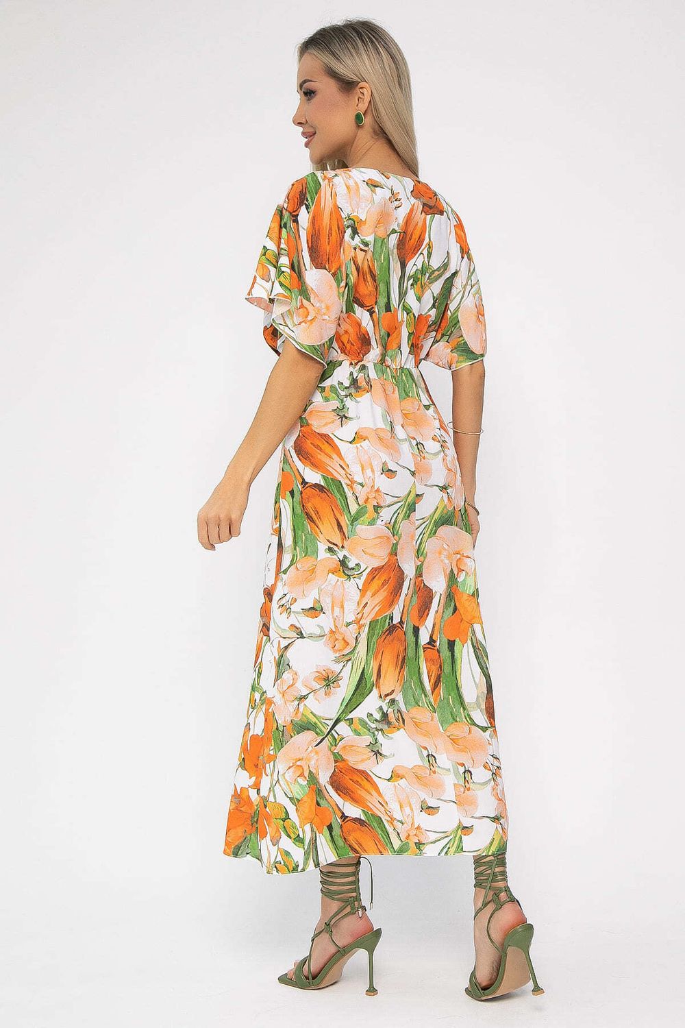 Платье Летнее настроение (оранжевое) П13726-7М LT Collection