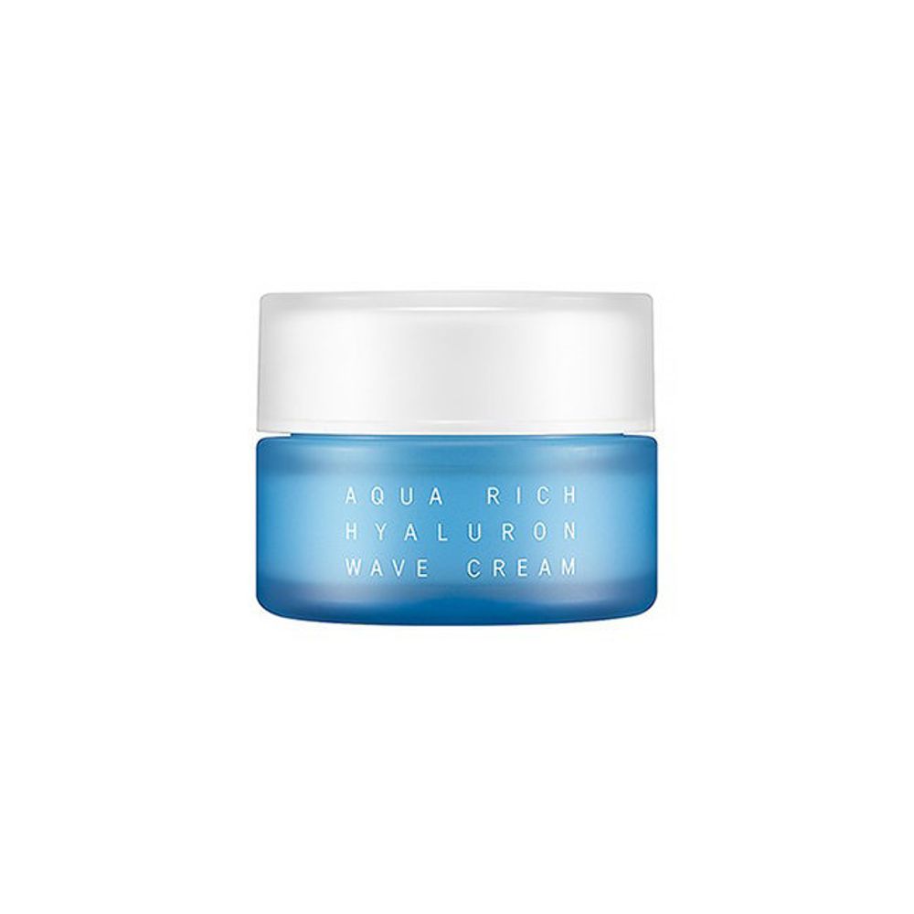 Ottie Aqua Rich Hyaluron Wave Cream увлажняющий крем с гиалуроновой кислотой и AHA-кислотами