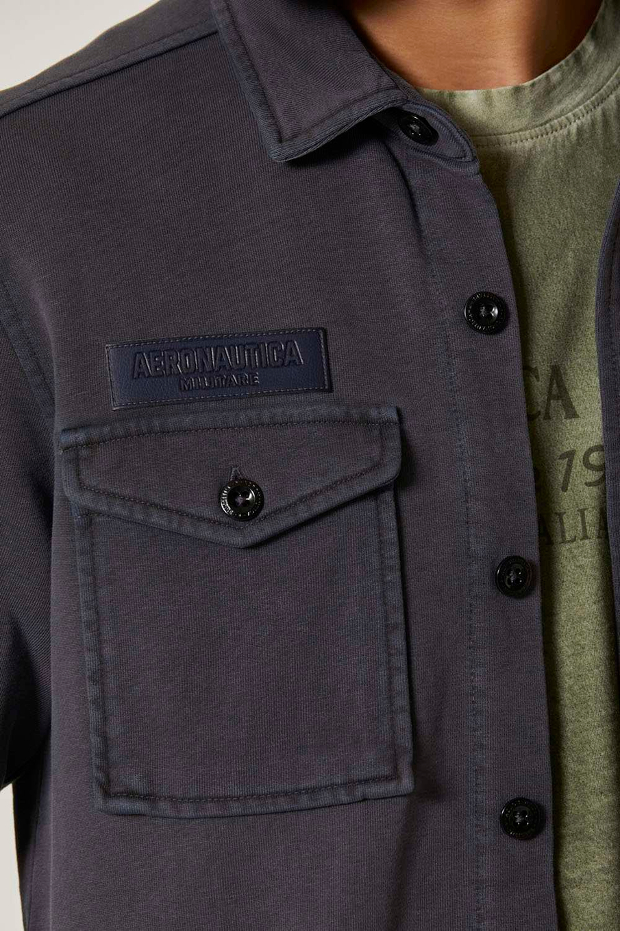 Куртка-рубашка из хлопка