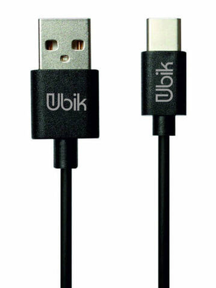 USB cable Type-C PVC 1m Ubik UC04B 2A black