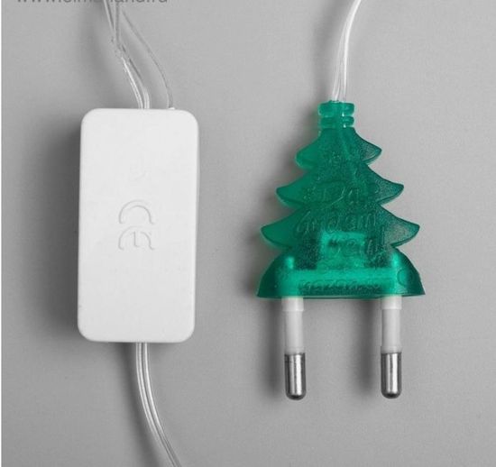 Гирлянда "Нить" 5 м с насадками "Цветочки"