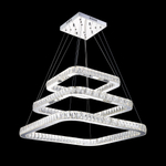 Eletto Granda EL336P100 LED Люстра хрустальная с пультом Хром