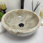 Раковина из оникса Bowl Grey TinLip BO-60605 1.9cm 40*40*15