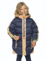 Пальто для девочек р-р (116, Синий(41))