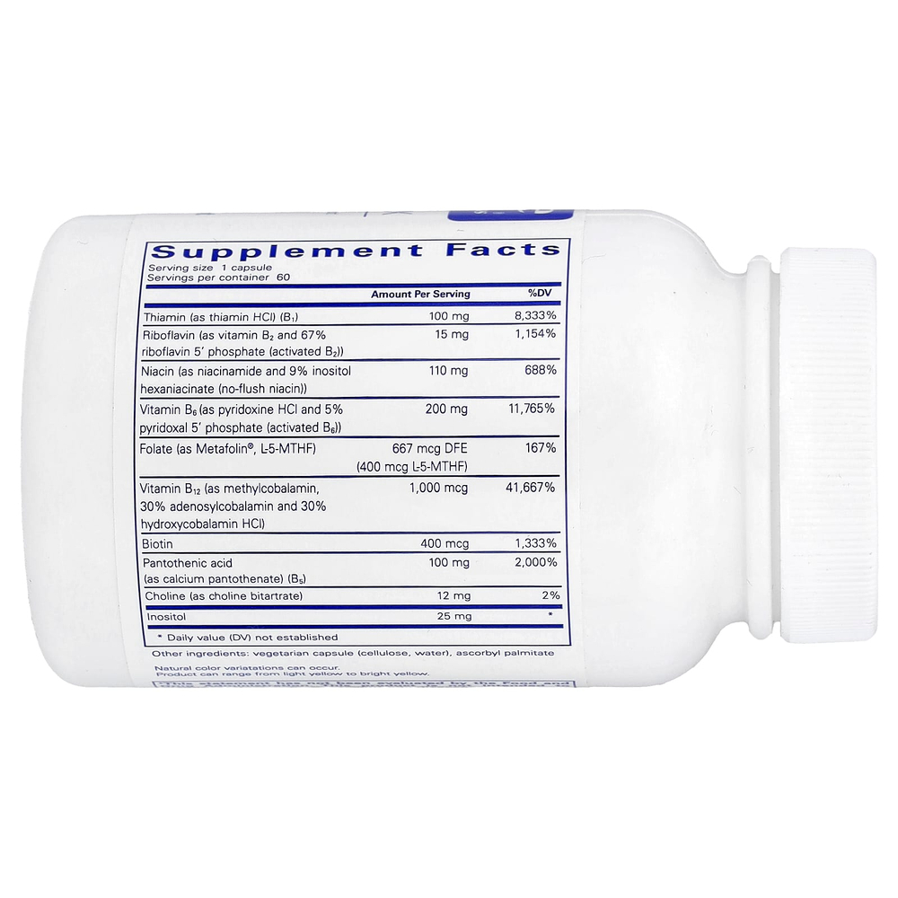 Pure Encapsulations, B6 Complex, 60 Capsules