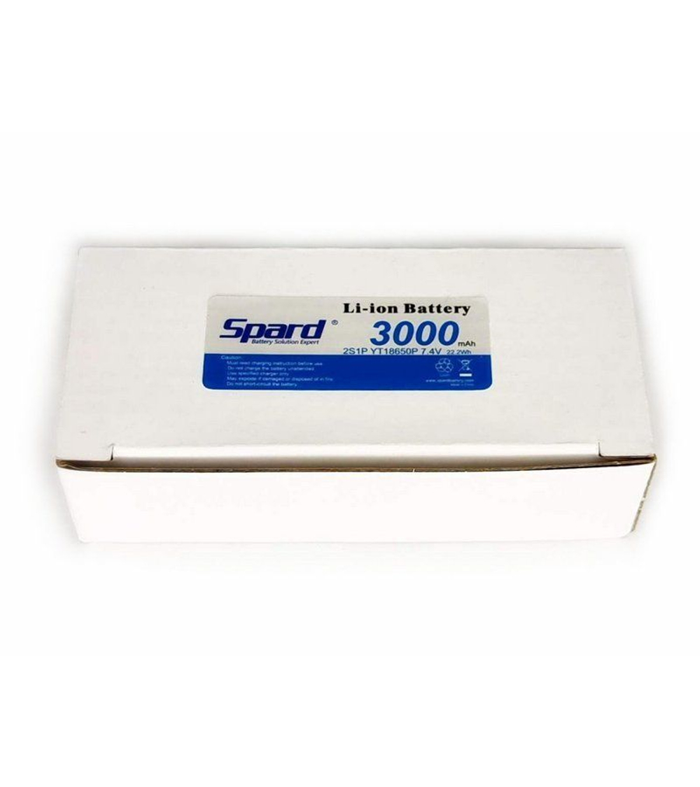 Аккумулятор Li-Ion Spard 3000mAh, 7,4V, 10C, T‐plug для Remo Hobby 1/16, Himoto 1/18