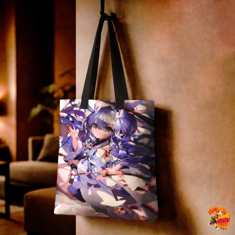 Сумка шоппер с принтом Honkai Star Rail