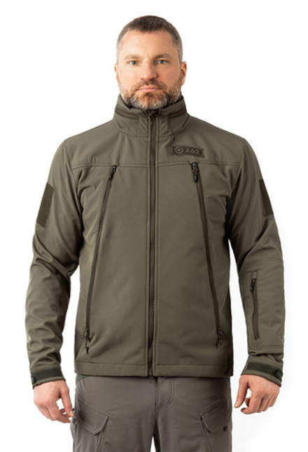 Куртка "Альфа" (софт-шелк, хаки) 7,62