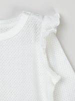 Боди с крылышками "Молоко" из ажурного хлопка 0+