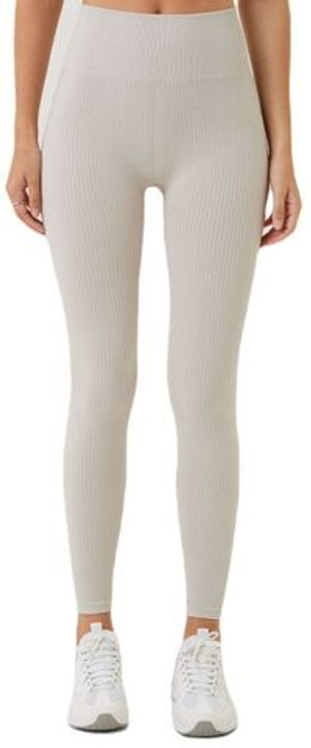 Leginsy Björn Borg Sthlm Seamless Rib Tights - Бежевый