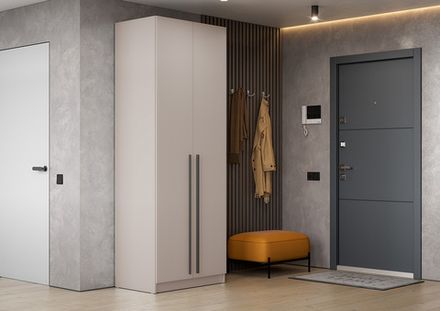 Шкаф двухстворчатый Берген 800 (кашемир/кашемир), Интерьер Центр, г.Пенза