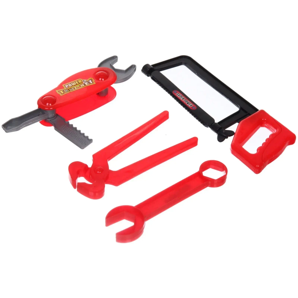 Набор инструментов «Стройка», 4 предмета, 30*15,5 см, пакет, в ассортименте