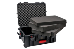 MEDIUM SIZE | Ударопрочный кейс кофр ящик бокс с выдвижной ручкой и колесами DGCASE@60-02 | Внутр. размеры 490*360*205мм