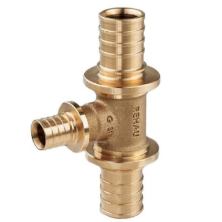 Тройник с уменьшенным боковым и торцевым проходами REHAU(РЕХАУ) 32-25-25 PX