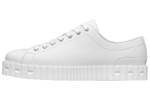 HERMES Cross Low top Stylish Skateboarding Shoes Men"s White