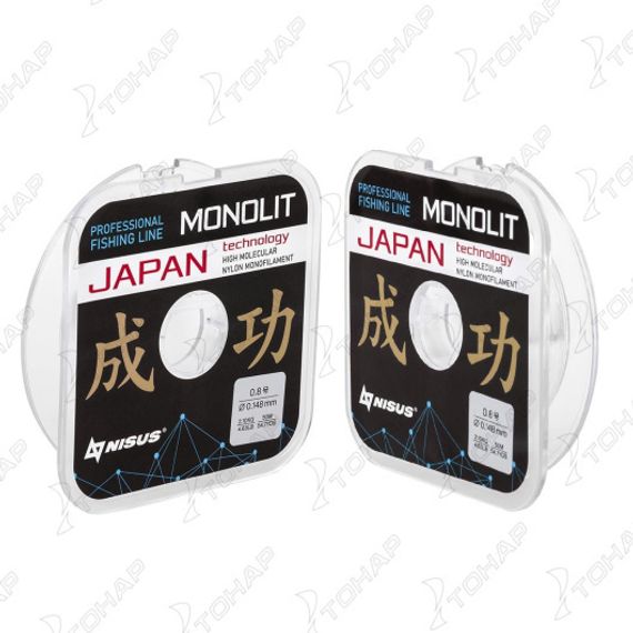 Леска MONOLIT 0,148mm/50m Nylon Transparent (N-MO-0.148-50) Nisus