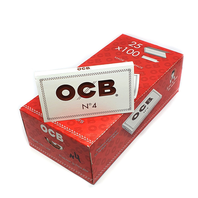 Бумага для сигарет блок "OCB" White №4 Double 100л*25шт