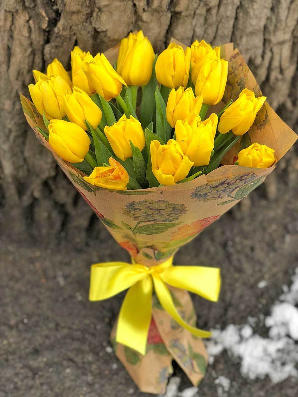 Букет из желтых тюльпанов "Yellow Tulips"