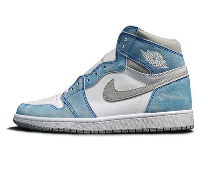 air jordan blue high top