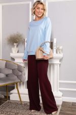 Костюм трикотажный Бергамо (голубой/бордо) К14654-10М LT Collection