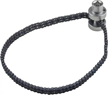 Съемник масляного фильтра цепной усиленный 73–169мм., 1/2''