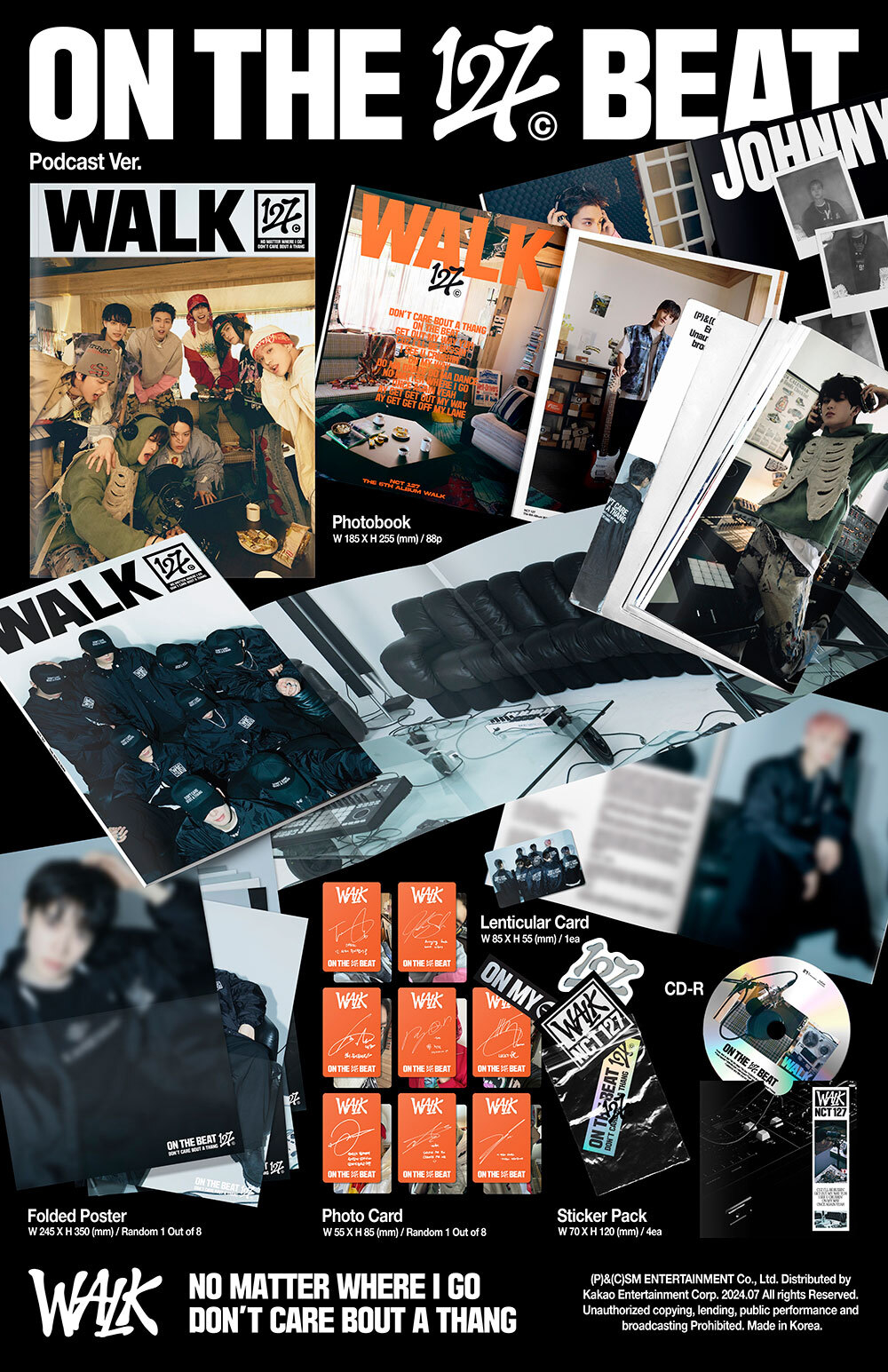 Альбом NCT 127 - [WALK] (Walk Ver./Podcast Ver.)