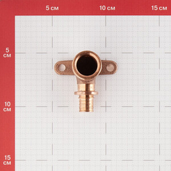 Водорозетка (угол установочный ) надвижная В удлиненная бронза Rehau (Рехау) 16х1/2" RX+