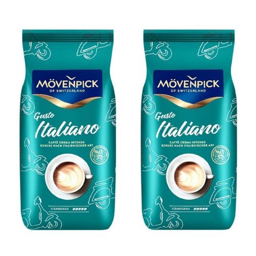 Кофе в зернах Movenpick Caffe Crema Gusto Italiano 1 кг 2 шт