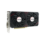 Видеокарта AFOX NVIDIA GeForce RTX3050, 8Гб GDDR6, 128 бит, Retail, PCIe4.0, 2xFAN, 2-SLOT, 90Вт, HDMI, DVI, DP (AF3050-8GD6H5)