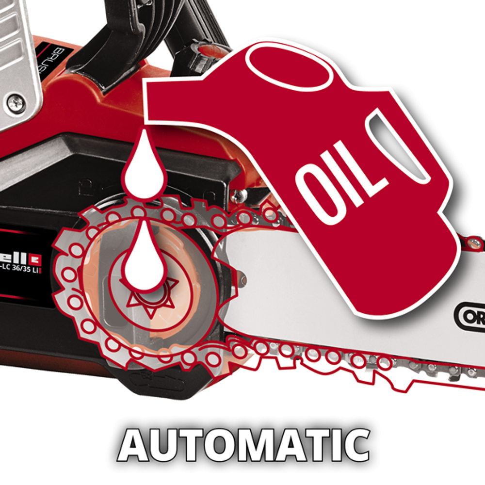 Пила аккумуляторная 18V Einhell Profi PXC GE-LC 35см, без АКБ и ЗУ