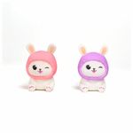 Игрушка-антистресс "МИЛЫЙ ЗАЙКА", 10,5 см, ассорти, 2 цвета, дисплей, JOLLY JOT (ДЖОЛЛИ ДЖОТ), 665794