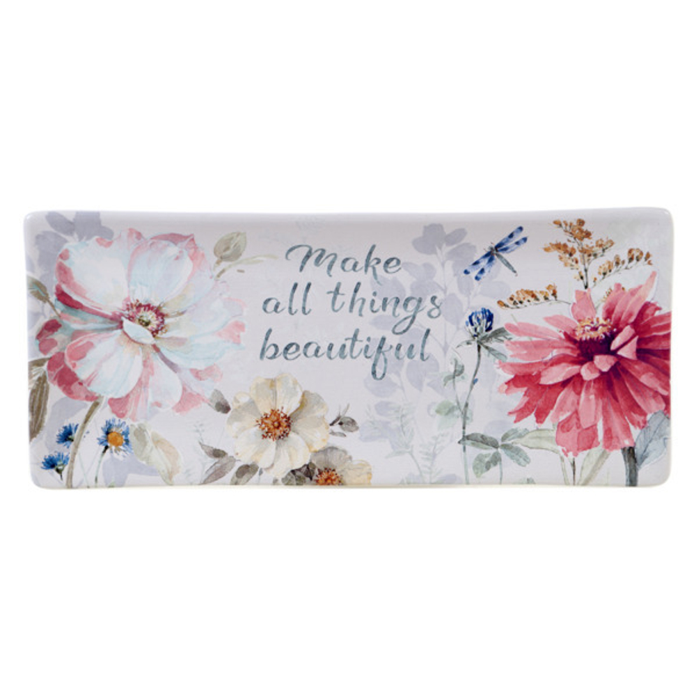 Блюдо прямоугольное 28х12см Certified Int. Весенний Букет