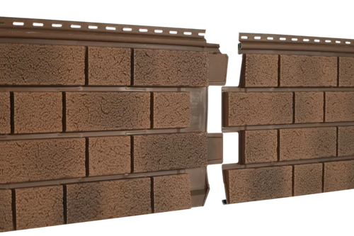 Фасадные панели Стоун Хаус S-Lock Балтик Магма под кирпич