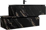 Тумба с раковиной Cezares Slider 100 SLIDER-1000-1C-SO-NF черный фьюжн