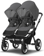 Коляска для двойни Bugaboo Donkey 5 Twin шасси Graphite Grey Melange/Grey Melange