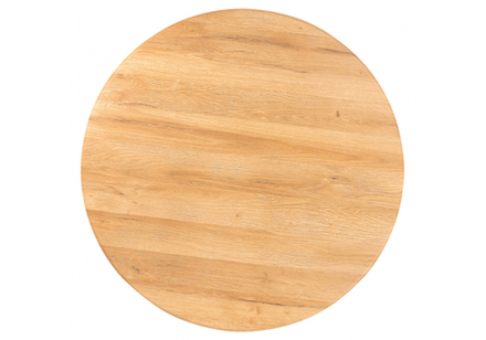 Стол деревянный Woodville Абилин 90 дуб вотан, белый матовый