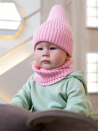 Шапка вязаная Soft (розовая)