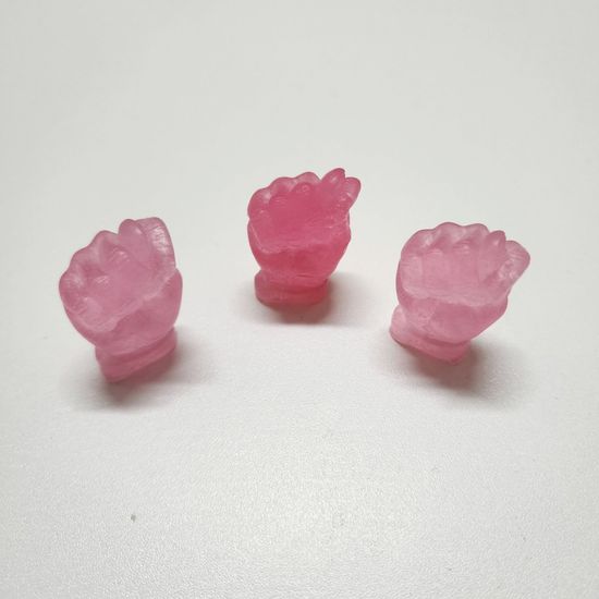 Набор сувенирного мыла розовое "Фиг", 3 штуки