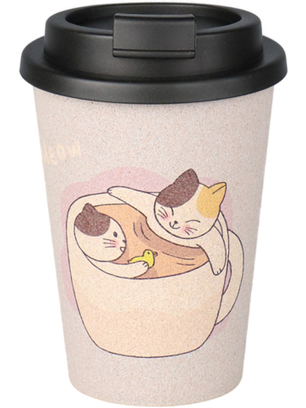 Термостакан 350 мл "Котики в чашке"