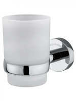 Стакан для зубных щеток с держателем WONZON & WOGHAND EASY, Хром (WW-8121)