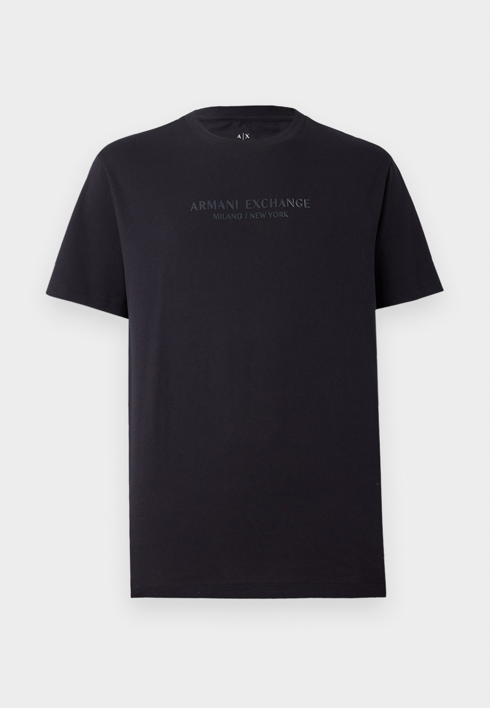 Armani Exchange T-SHIRT REGULAR FIT - Футболка с принтом - Синий