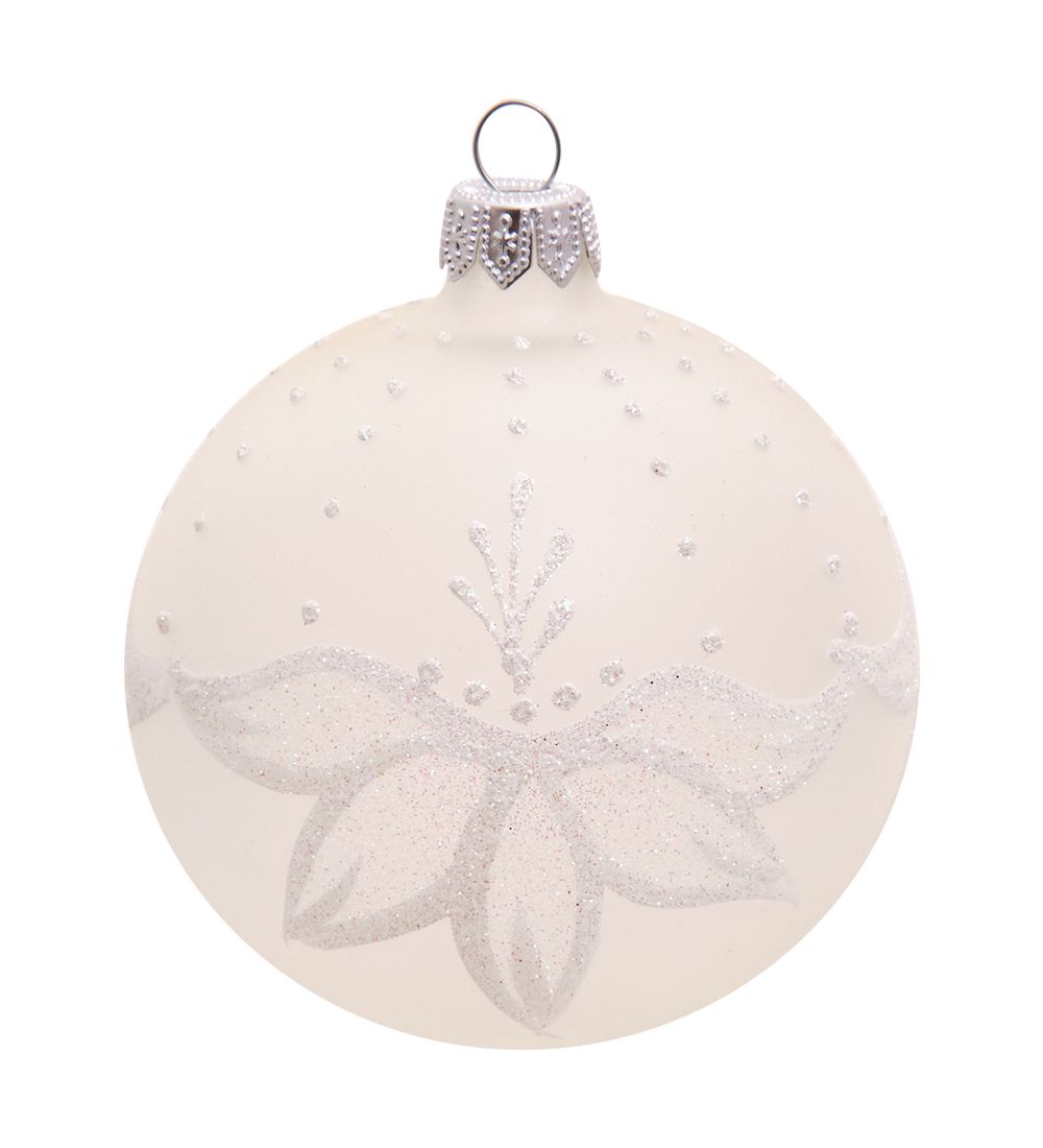 Элита НФШ-1560 Ел.украшение Шар «Снежная фантазия» 80 мм