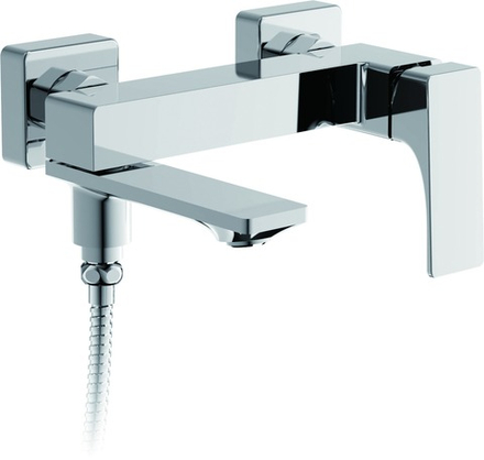 Смеситель для ванны BELZ B60709 короткий излив, латунь, хром