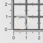 Кольцо уплотнительное пластик под люверс ⌀8 мм (внешн. 12 мм) прозрачный, ≈1000 шт