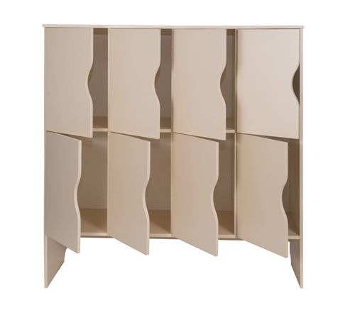 Шкаф детский для одежды 4 секции 2-х ярусный