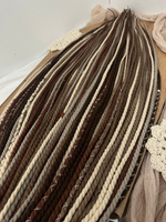 Сенегальские косы из войлока