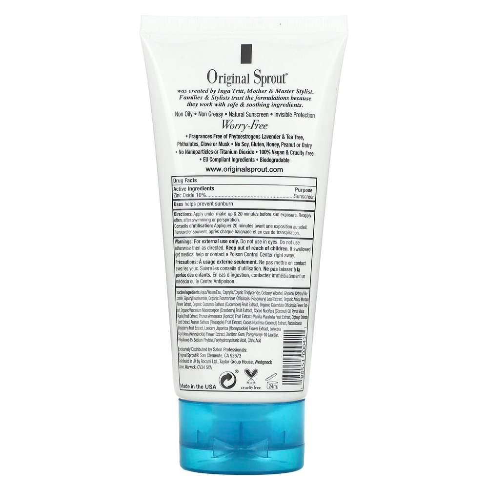 Original Sprout, Worry-Free, солнцезащитное средство для лица и тела, SPF 27, 90 мл (3 жидк. унц.)