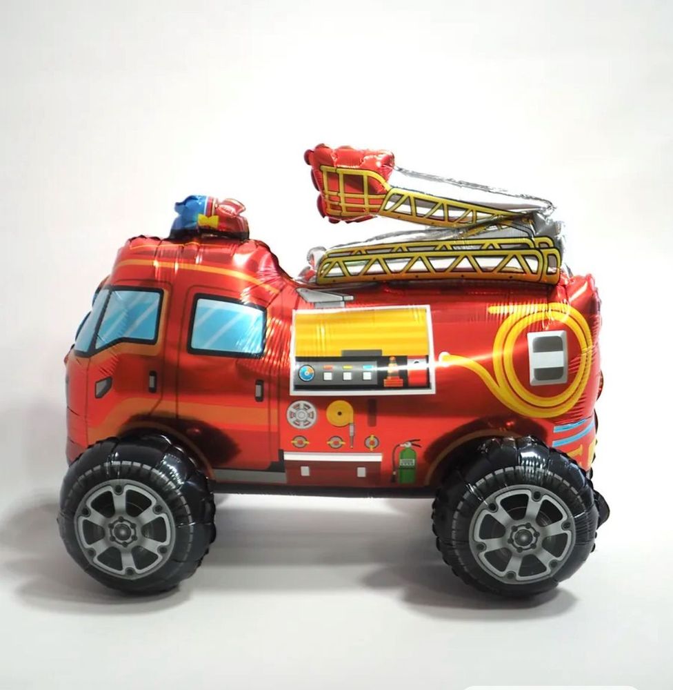 К Шар (24"/61 см) Фигура, ХОД Пожарная, Машина