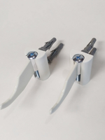 Кронштейн регулируемый (белый пластифицирован) Omec (Италия) Комплект 2 шт